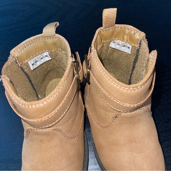 Carters Baby Girl Booties Size 5M - Picture 6 of 12